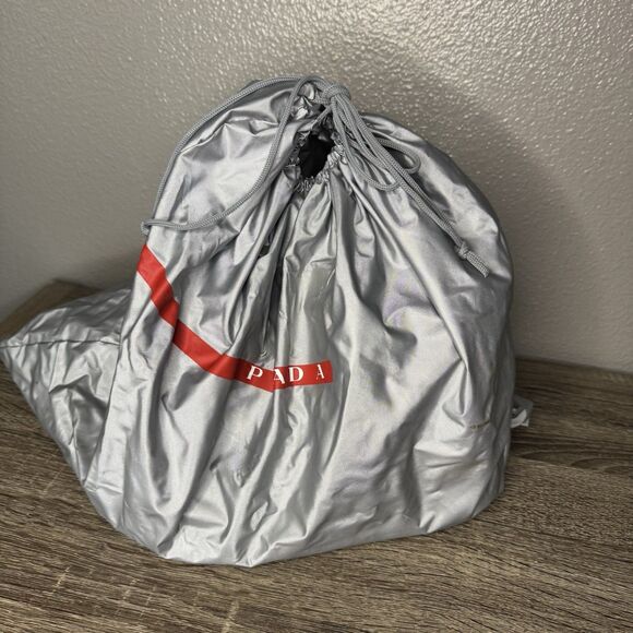 PRADA Chelsea Boots 37 Italy Black Leather Platform 2" All Weather US Size 7 - Picture 13 of 13